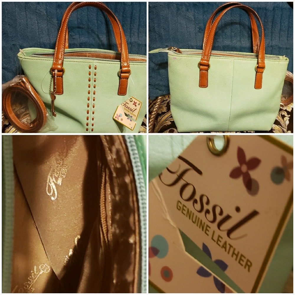 Brand new Fossil cross body purse